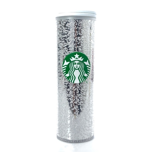Starbucks Silver Bubble Insulated Tumbler 16oz NEW - Picture 1 of 4